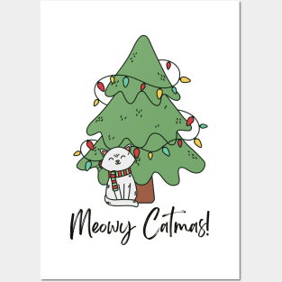 Meowy Catmas! Posters and Art